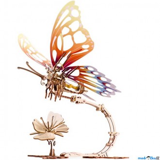 Stavebnice - 3D mechanický model - Motýl Butterfly (Ugears)