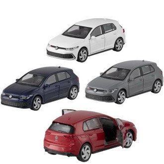 Ostatní hračky - Kovový model - Auto Volkswagen Golf 8 GTI, 1:34-39, 1ks