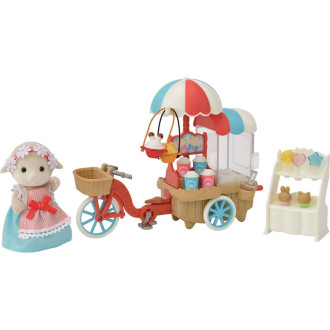 Ostatní hračky - Sylvanian Families - Obchod, Pojízdná prodejna popcornu