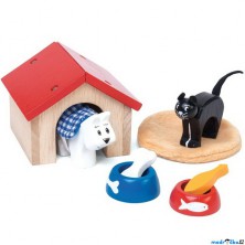 Nábytek pro panenky - Set pro pejska a kočičku (Le Toy Van)