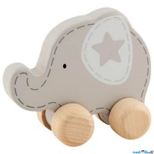 Zvířátko na kolečkách - Slon s hvězdičkou (Goki)