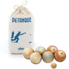 Petanque - Dřevěný přírodní v pytlíku (Vilac)