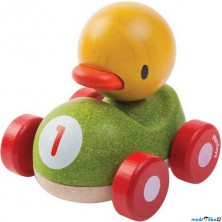 Auto - Závodník kachna dřevěné (PlanToys)
